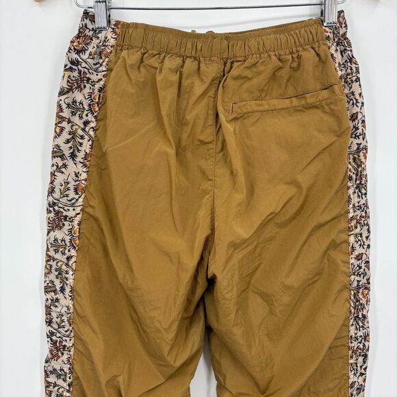 Urban Outfitters Swishy Drawstring Waist Golden Floral Print Joggers, Sz Small - Picture 5 of 9
